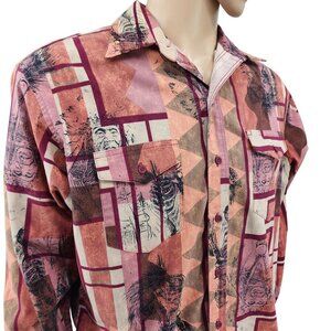 Vintage Wrangler Cowboy Cut Western Shirt, Men's 16.5x35